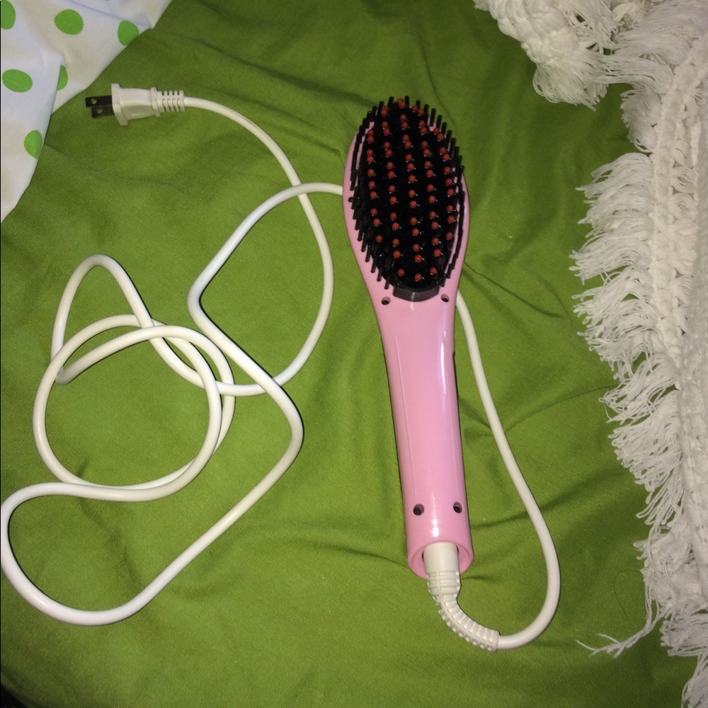 Brush hair straightener🛑