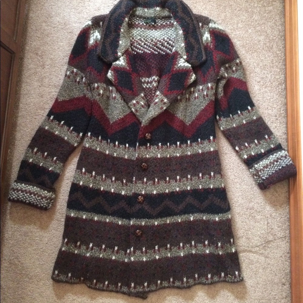Winter mohair sweater