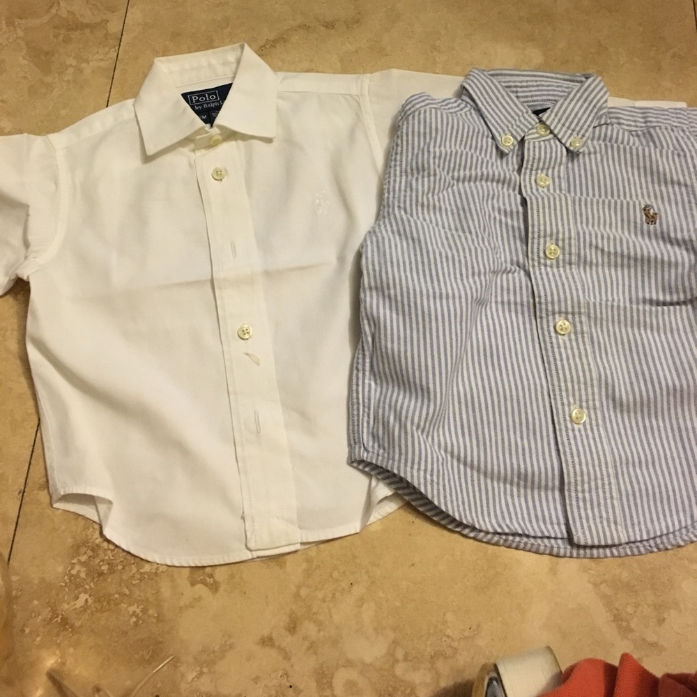 Polo button down for baby boy