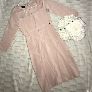 Bebe Blush Pink Bodycon Dress