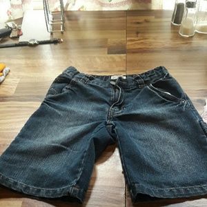 Boys cargo denim shorts