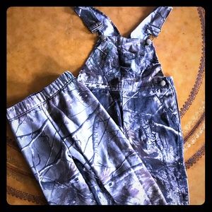 Boys camo coveralls and pants