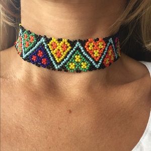 Beaded necklace/chocker