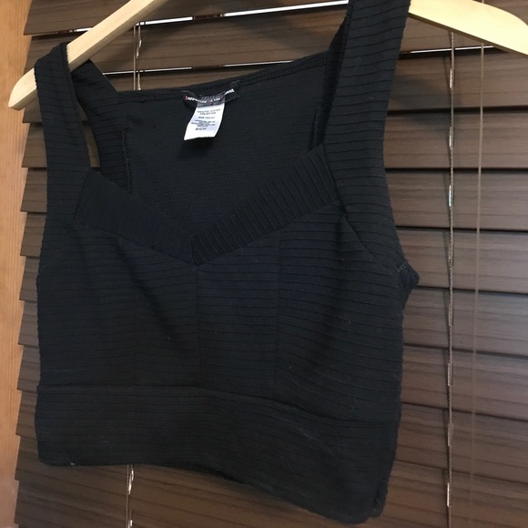 Ribbed crop top - Picture 1 of 3