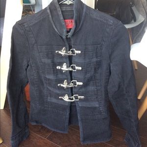 XS Tripp jacket with industrial punk clasps