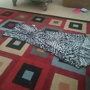 Black and white dress