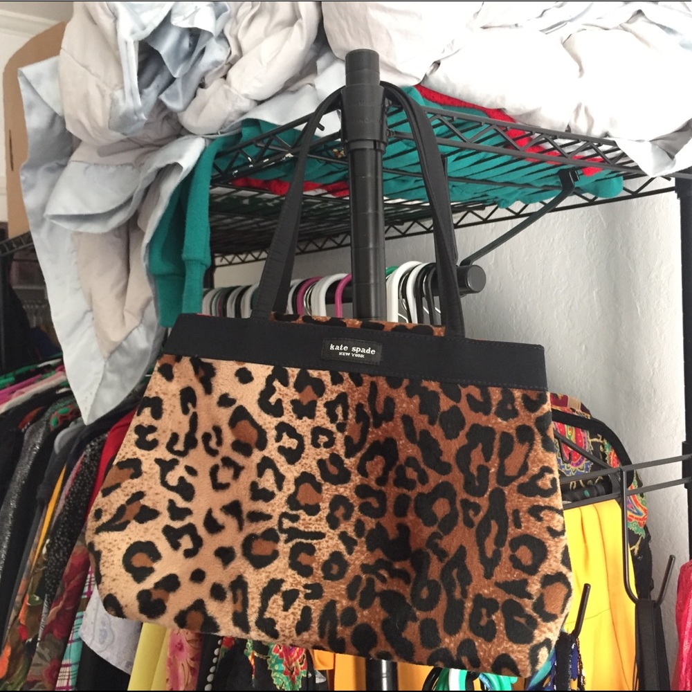 kate spade cheetah print purse