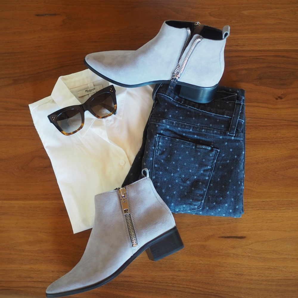 Hudson Nico Midrise Super Skinny Printed Dot Denim