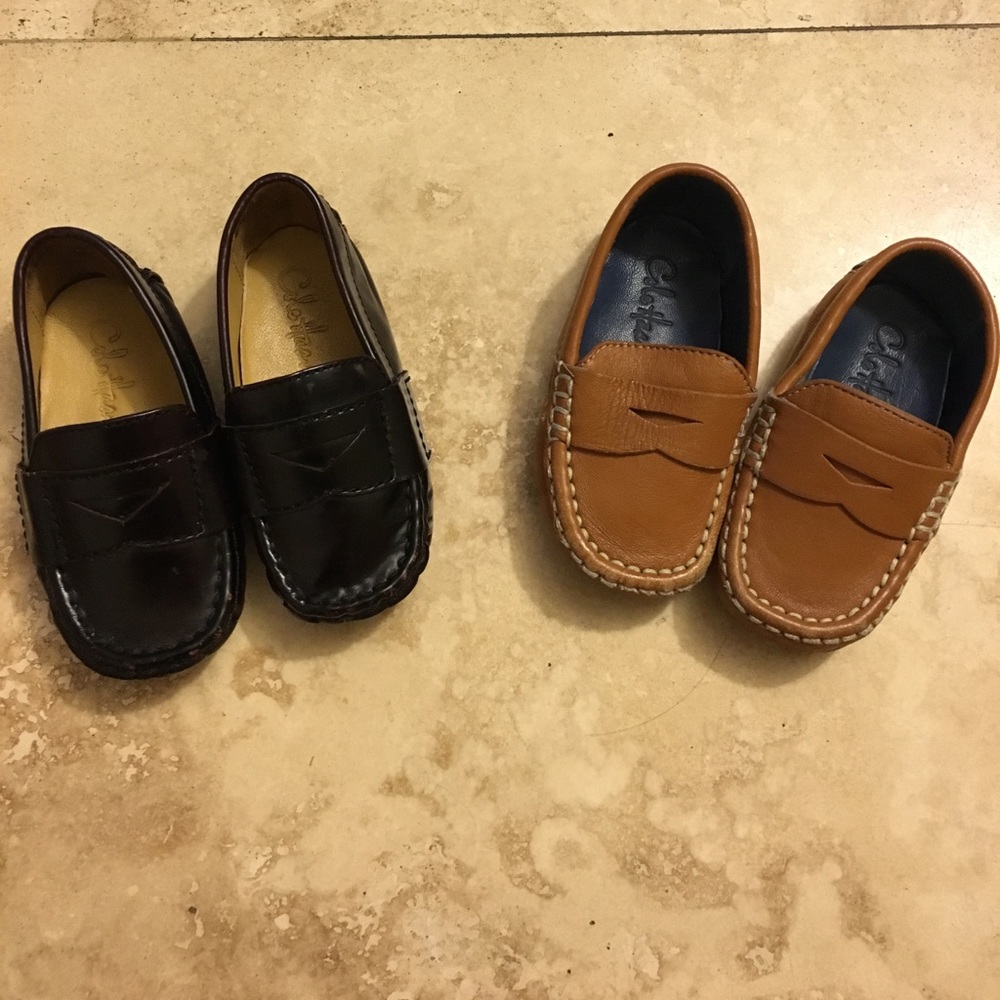 Colehaan leather moccasins for baby