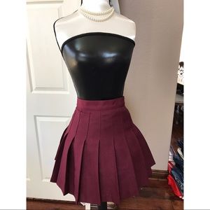 American Apparel Pleated Tennis Skirt