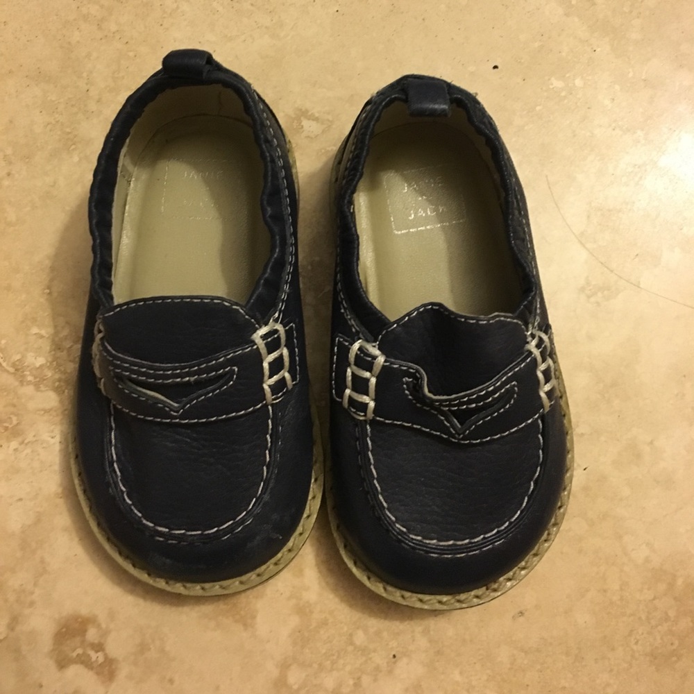Leather moccasins for baby