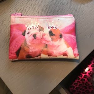 Small wallet with puppies on it