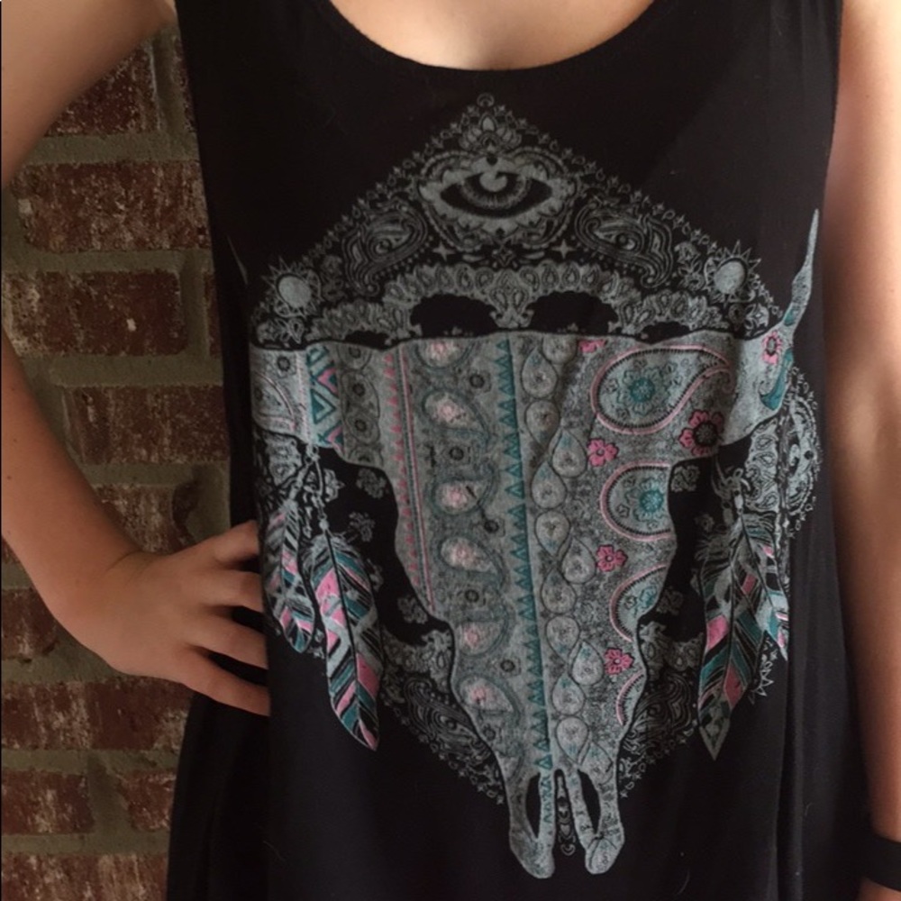 Black longhorn tank