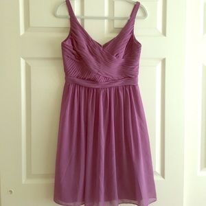 Davids Bridal Size 8 Wisteria Chiffon Dress