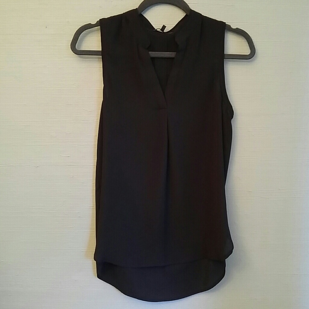 Nordstrom Shear Black Top XS