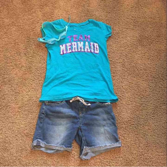 WEEKEND SALE🔥 Justice Mermaid T-shirt - Picture 2 of 3