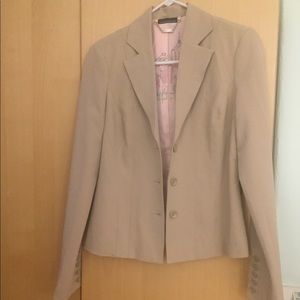 Tan/taupe suit jacket. Tags still attached.