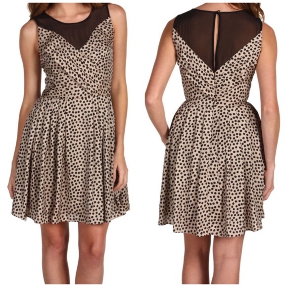 BCBGENERATION polka dot dress!