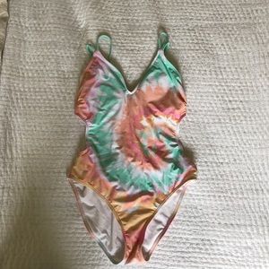 One Piece Tie-Dye Bikini