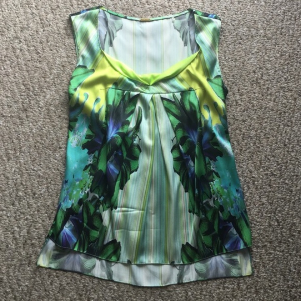 Tahari silk blouse