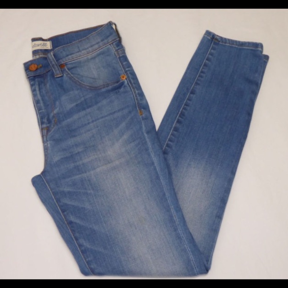 Madwell 9" high rise super skinny jeans