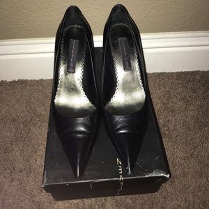 Steve Madden Black Leather Heels