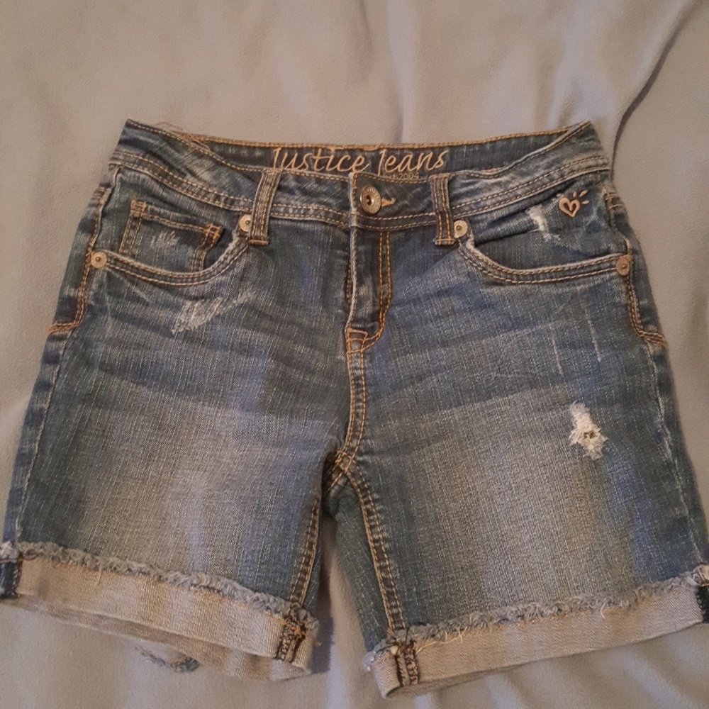 Girls jean shorts