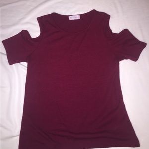 Full tilt maroon shirt