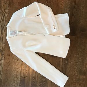 Tailored winter white blazer Sz. XS