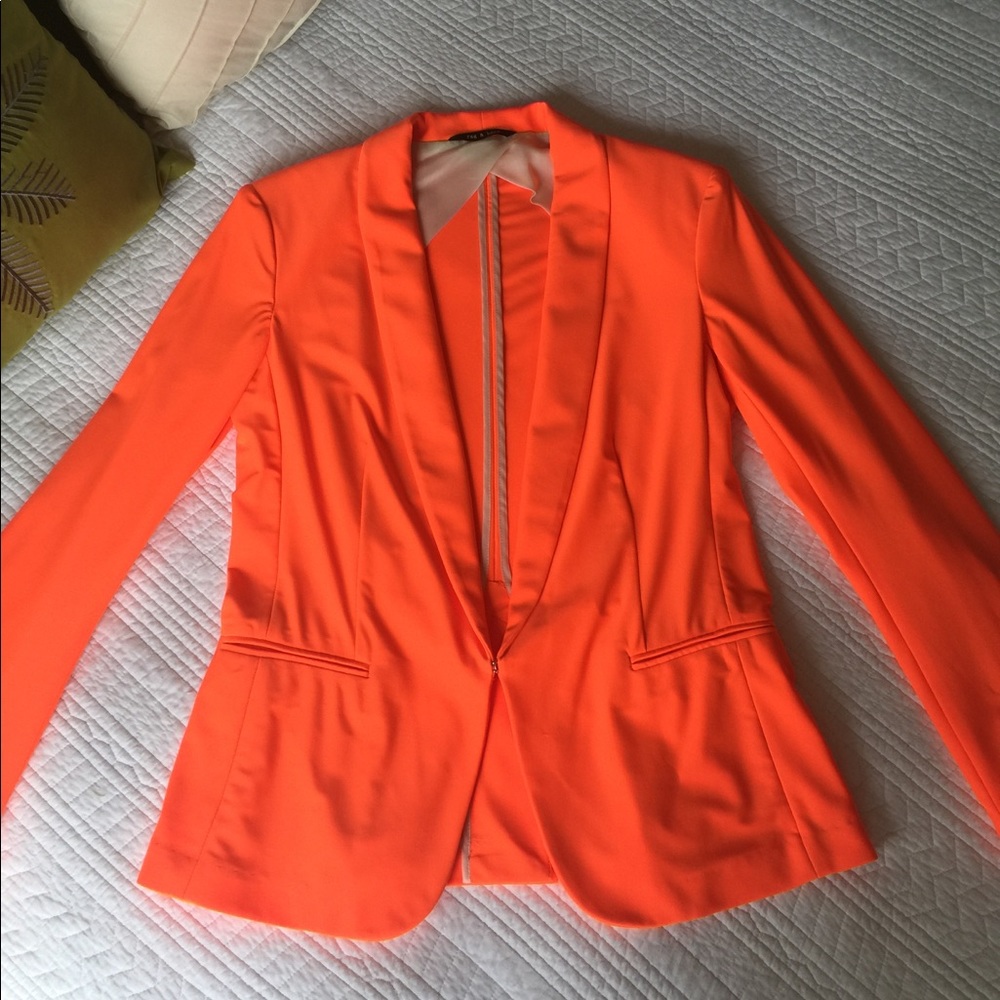 rag & bone blazing orange  blazer