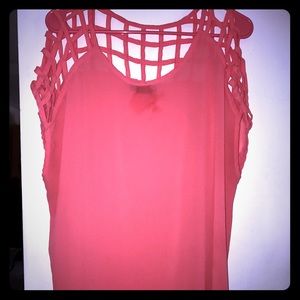 Peach FOREVER21 top