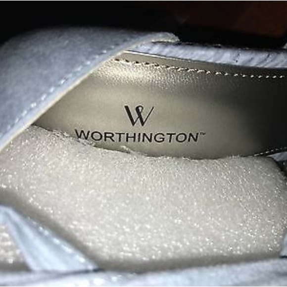 Laced up baby blue heels new size 7 - Picture 8 of 8