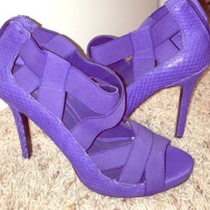 BCBG Purple Stilettos