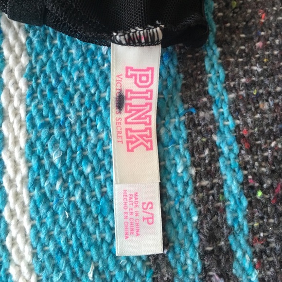 Pink Victoria's Secret Black Lace Bralette Small - Picture 3 of 5