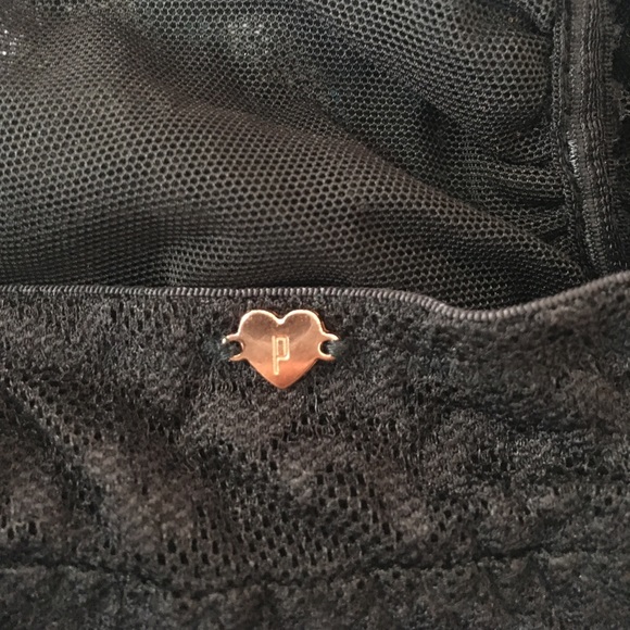 Pink Victoria's Secret Black Lace Bralette Small - Picture 5 of 5