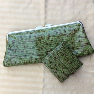 Lodis clutch with matching wallet- EUC - SALE!