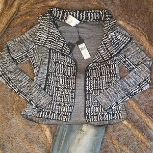 BCBG sweater jacket NWT