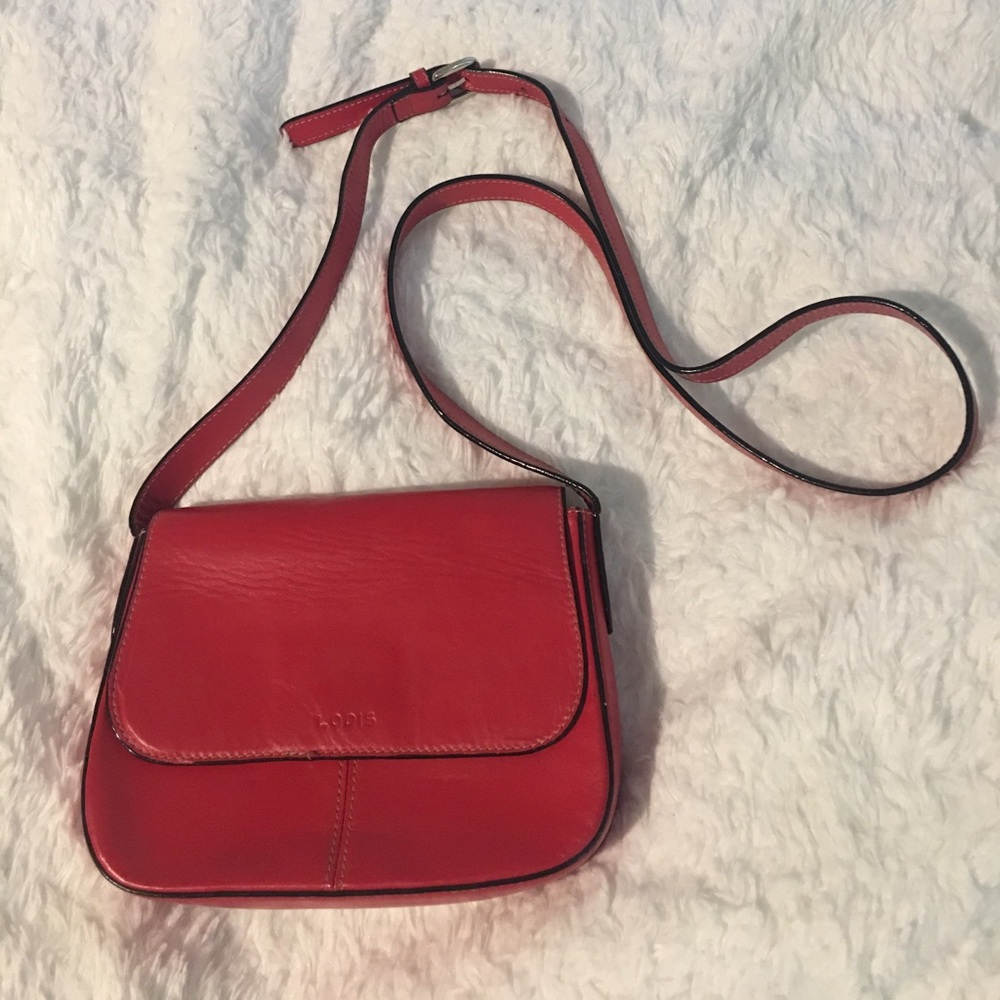 Red Lodis crossbody purse