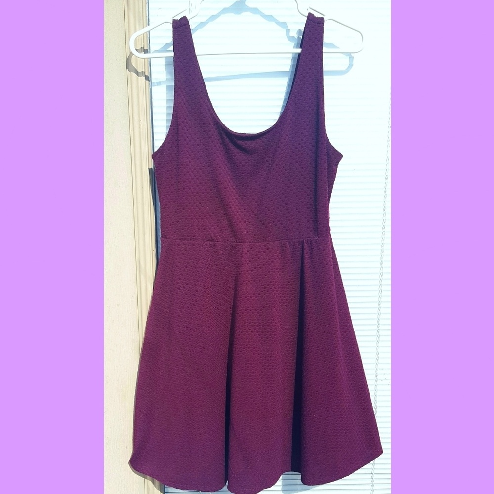 Purple Skater Dress