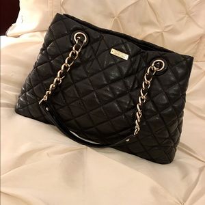 Kate Spade Maryanne Black Quilted Purse