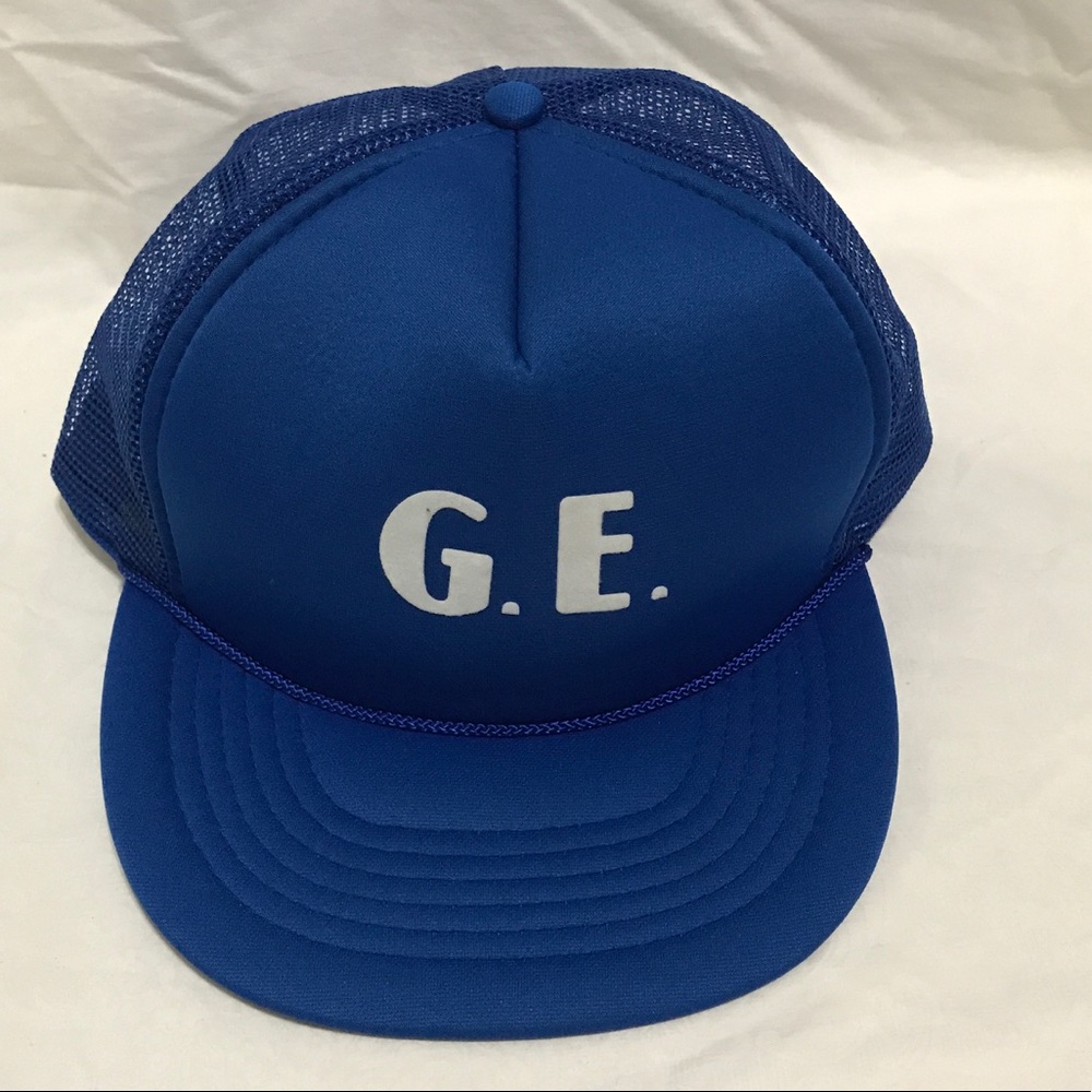 VIntage GE General Electric G.E. baseball hat cap