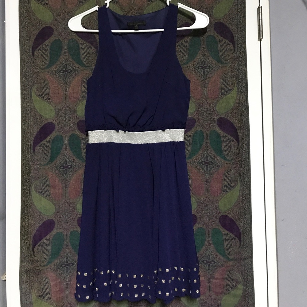 Navy lucca couture dress