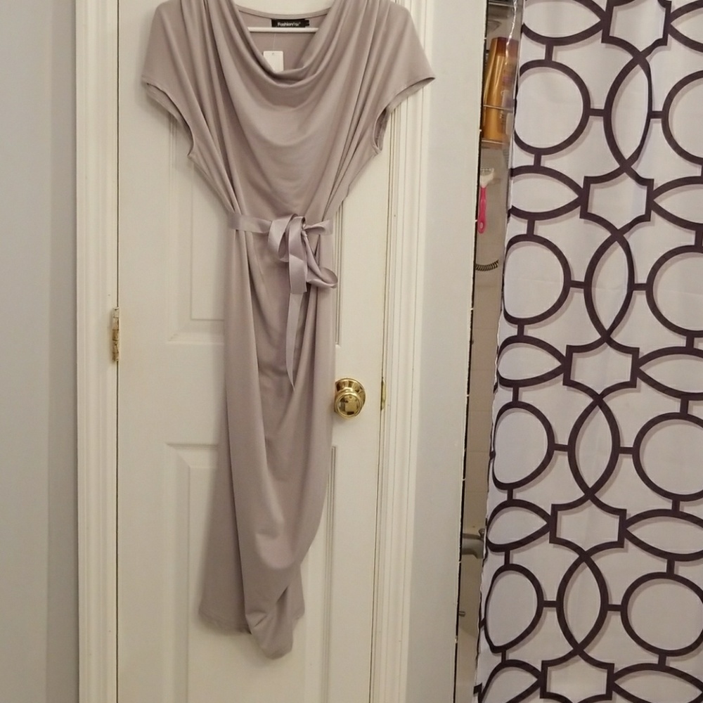 Fashionmia grey dress size large