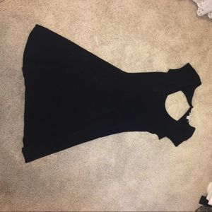 Black skater dress