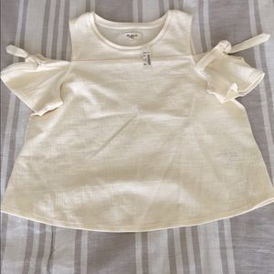 Madewell Tops - NWT Madewell cold shoulder top Madewell Tops - NWT Madewell cold shoulder top