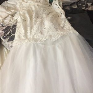 ModCloth white wedding dress