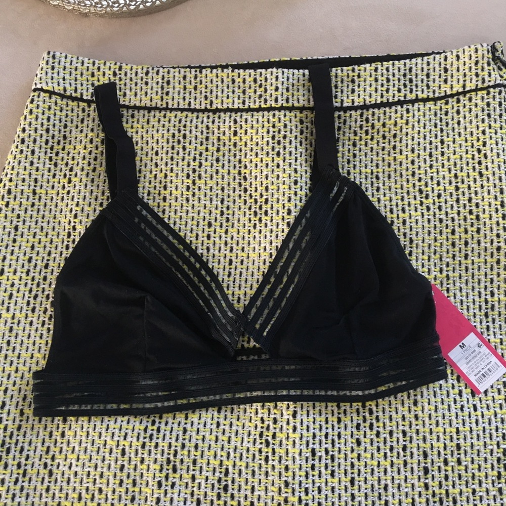 NWT black bra
