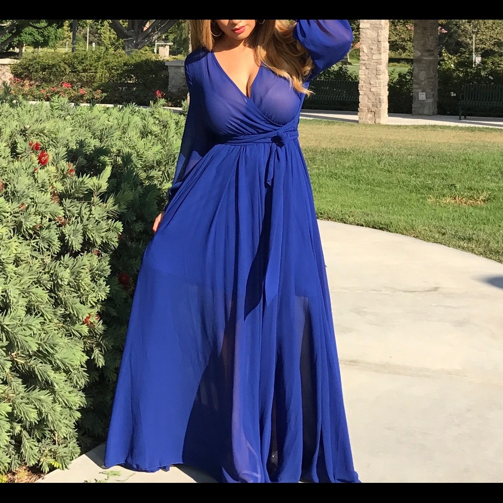 New Blue maxi dress. Any size.