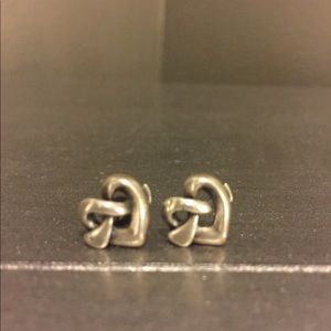 James Avery Knotted HeartEarrings