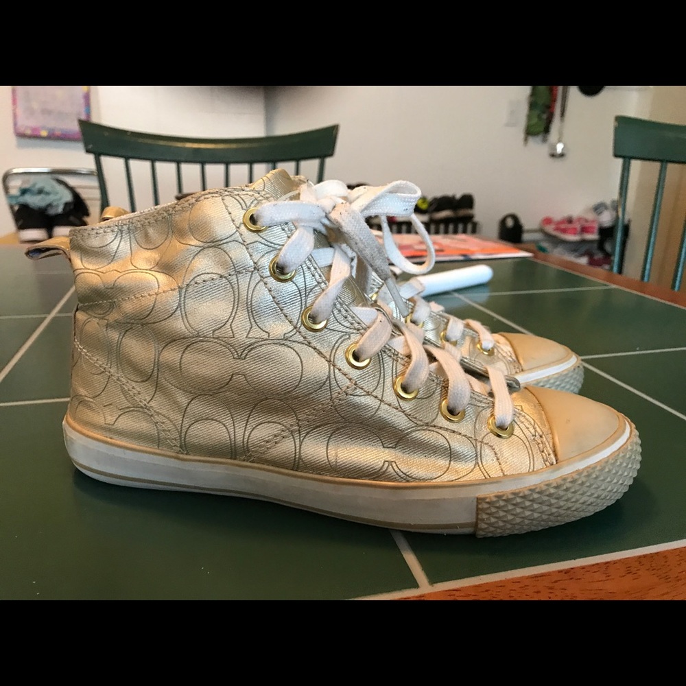 Coach high top sneakers